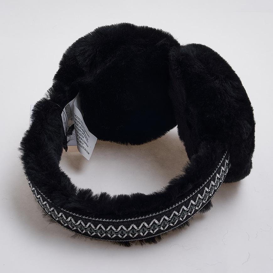 Ugg Tasman Sheepskin Earmuffs Black Women’s Jewelry Accessory