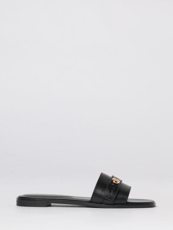 Tory Burch Black Leather Mule Slide Sandals 181993 006