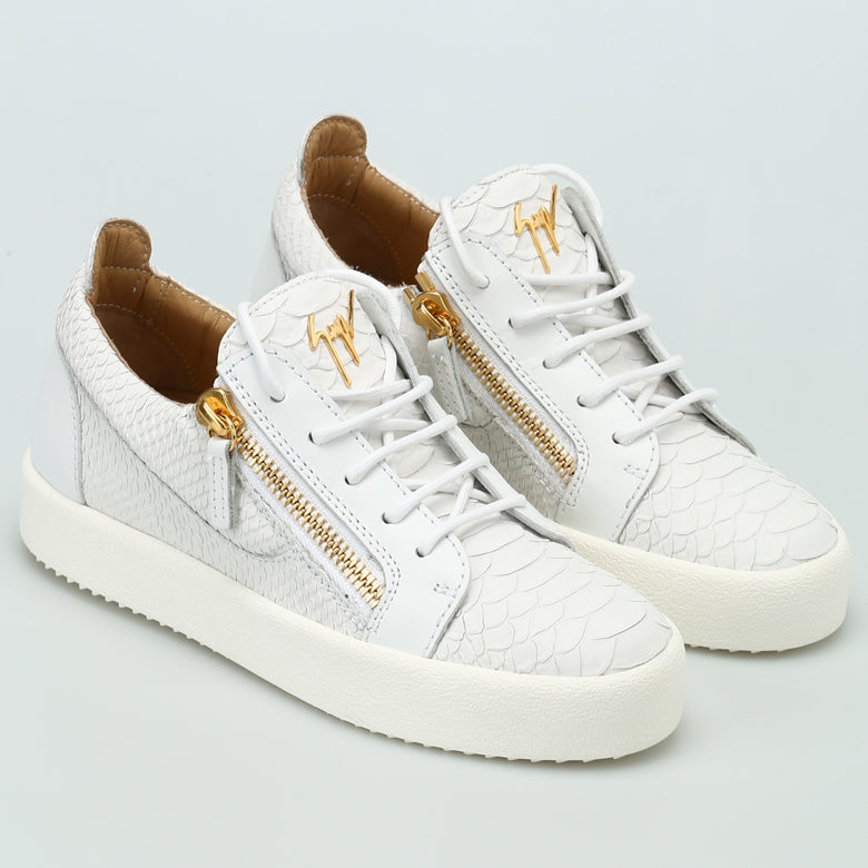 Giuseppe Zanotti Python-Embossed Low-Top Sneakers RW70001 002