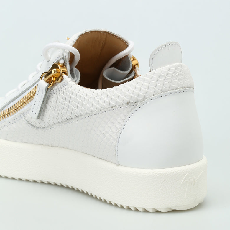 Giuseppe Zanotti Python-Embossed Low-Top Sneakers RW70001 002
