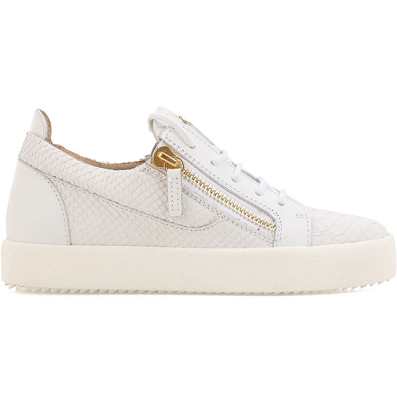 Giuseppe Zanotti Python-Embossed Low-Top Sneakers RW70001 002