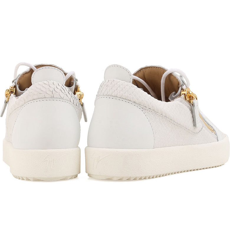 Giuseppe Zanotti Python-Embossed Low-Top Sneakers RW70001 002