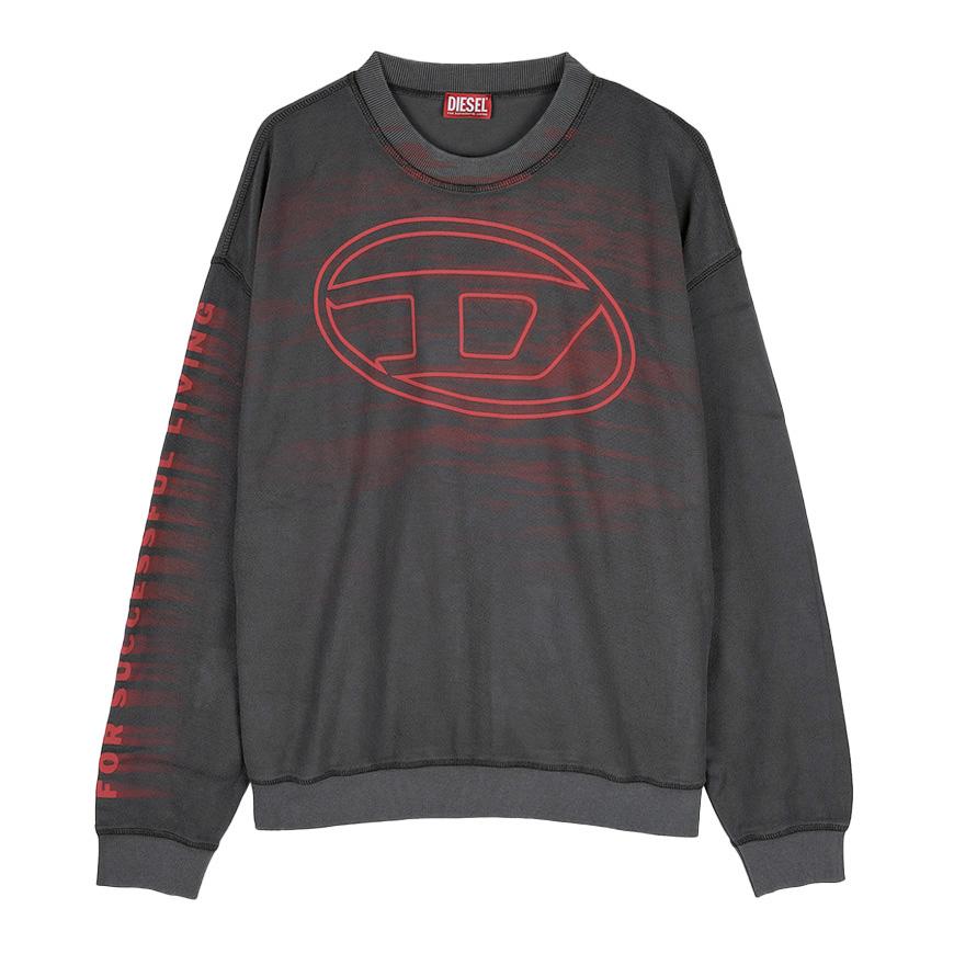 DIESEL Men’s SBoxTT1 Sweatshirt A18654 0AGCB 9AW