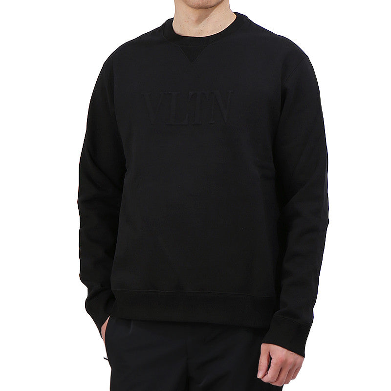 VALENTINO Men's VLTN Logo Sweatshirt RV3MF02D 0NO