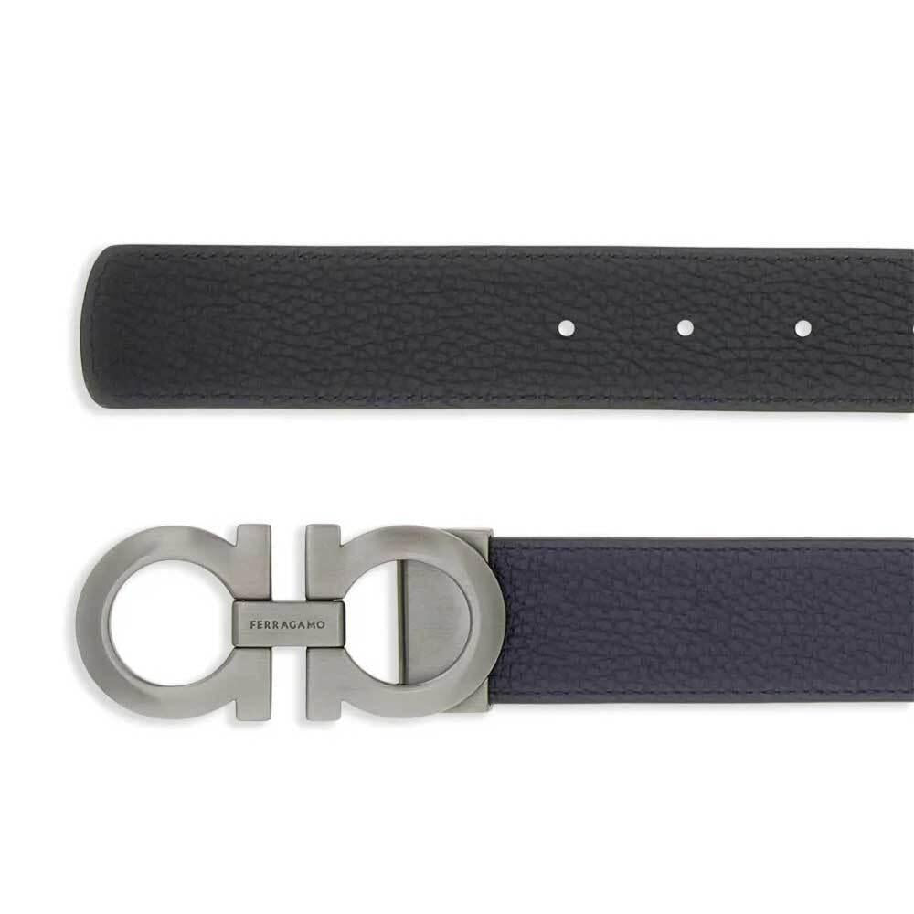Ferragamo Men's Reversible Gancini Belt 670428 790557
