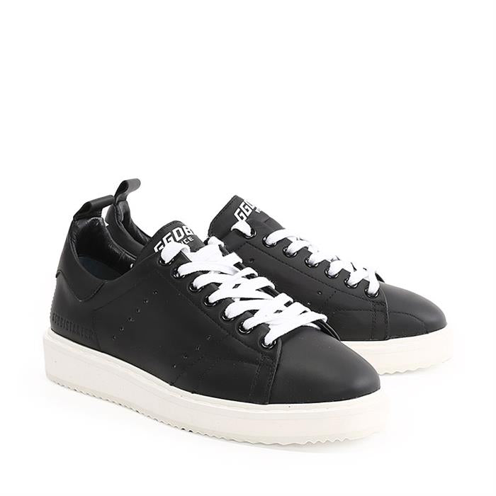 GOLDEN GOOSE Starter Black Low-Top Sneakers