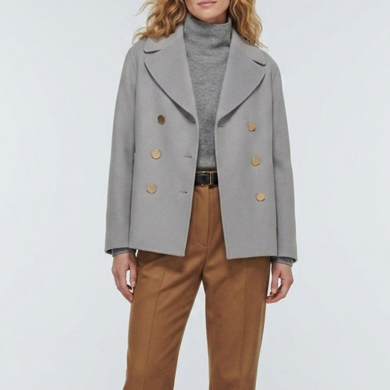 Max Mara Virgin Wool Jacket Avio Blue 9041046106 088