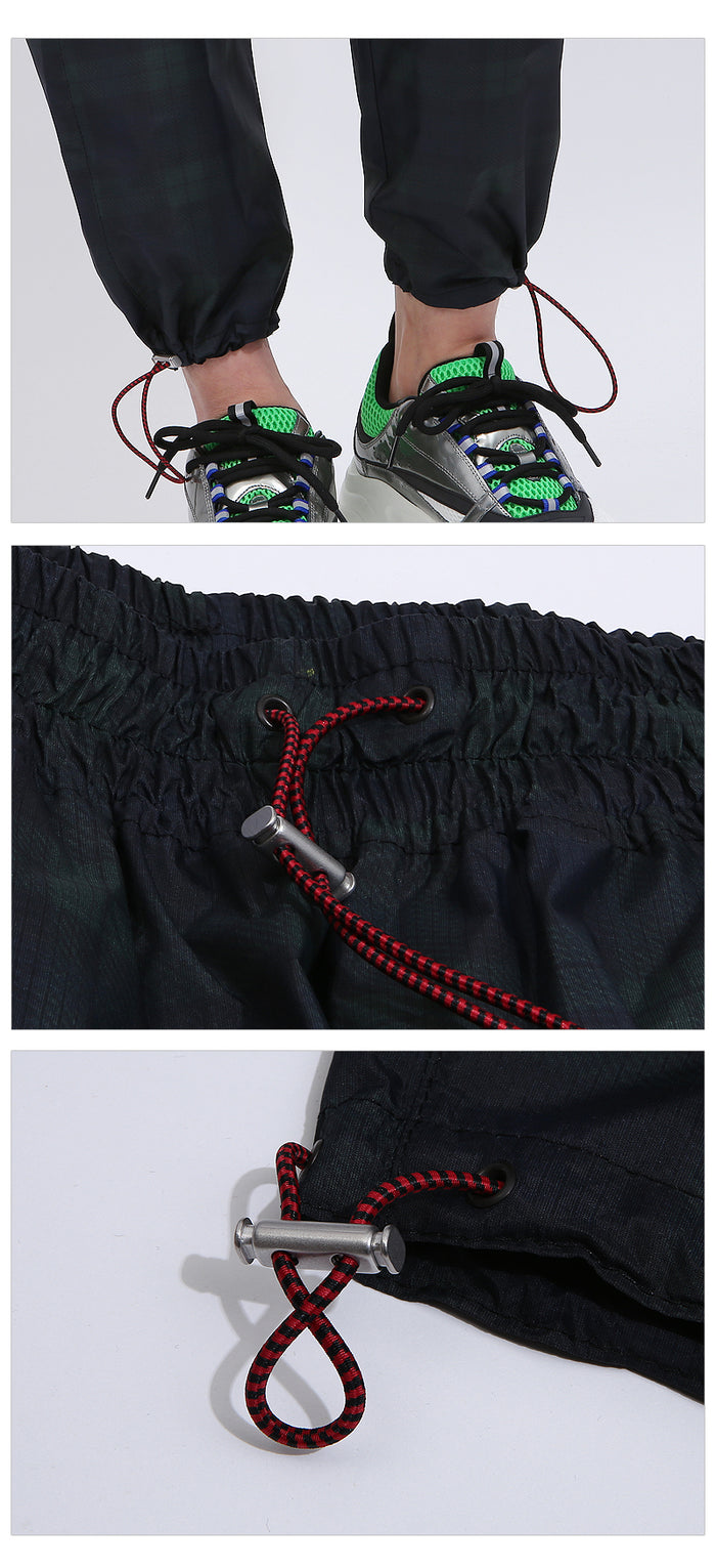 REPRESENT Men's Checkered Jogger Pants 108010 DARK CHECK