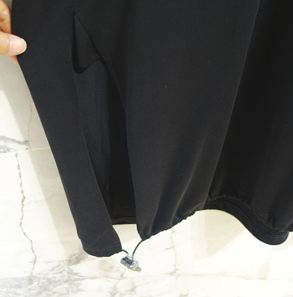 Yohji Yamamoto Y-3 Drawstring Oversized Long Short Sleeve T-Shirt