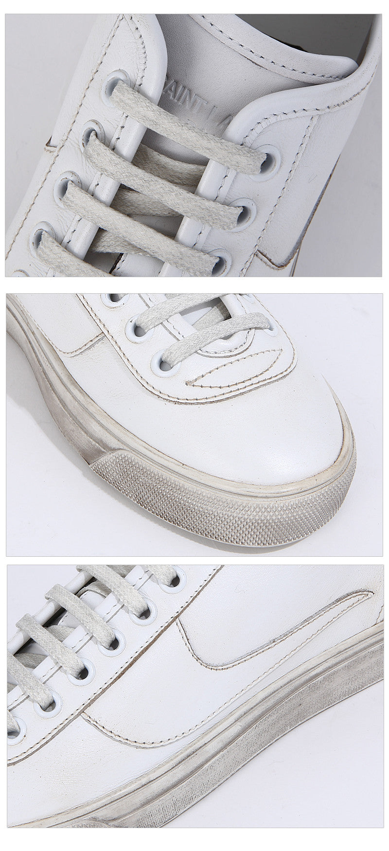 Saint Laurent Women's Lace-Up Low-Top Sneakers 561235 9030