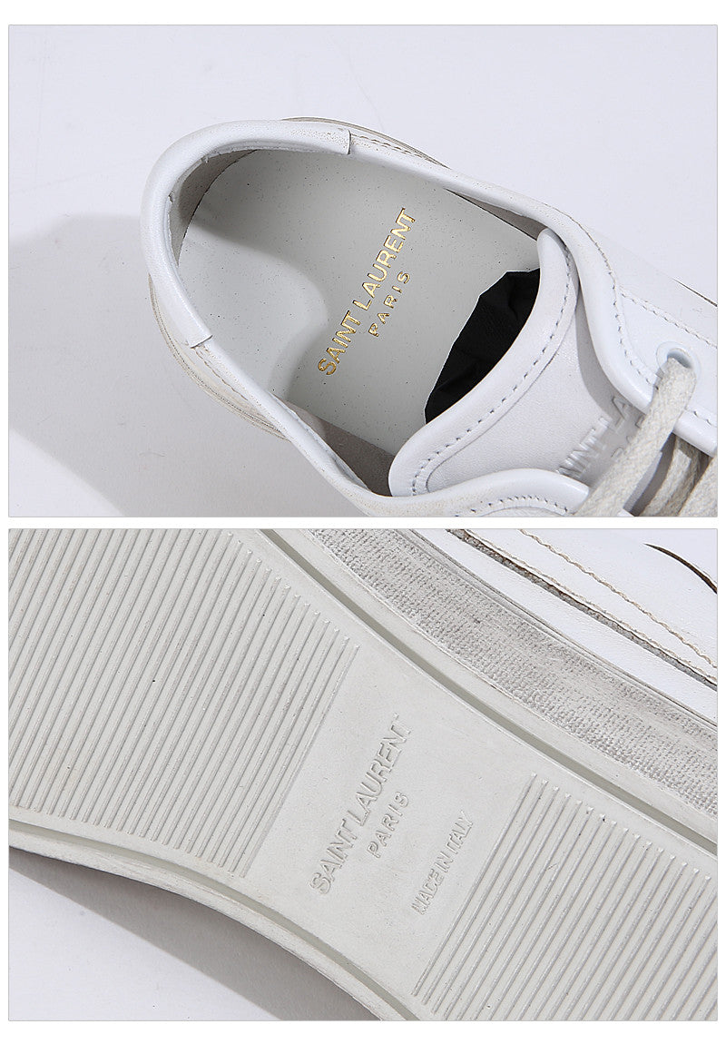 Saint Laurent Women's Lace-Up Low-Top Sneakers 561235 9030