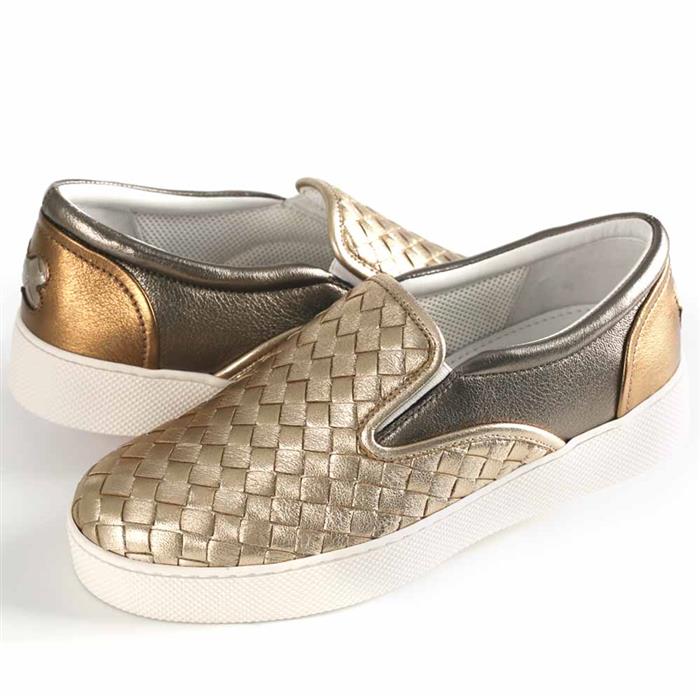 Bottega Veneta Women’s Intrecciato Low-Top Sneakers 370760 VCJH1 8493