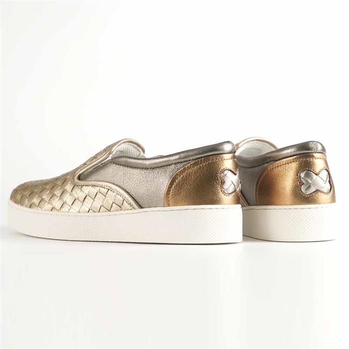 Bottega Veneta Women’s Intrecciato Low-Top Sneakers 370760 VCJH1 8493
