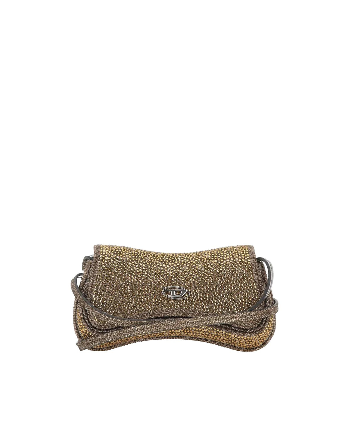 DIESEL Brown Leather Shoulder Bag