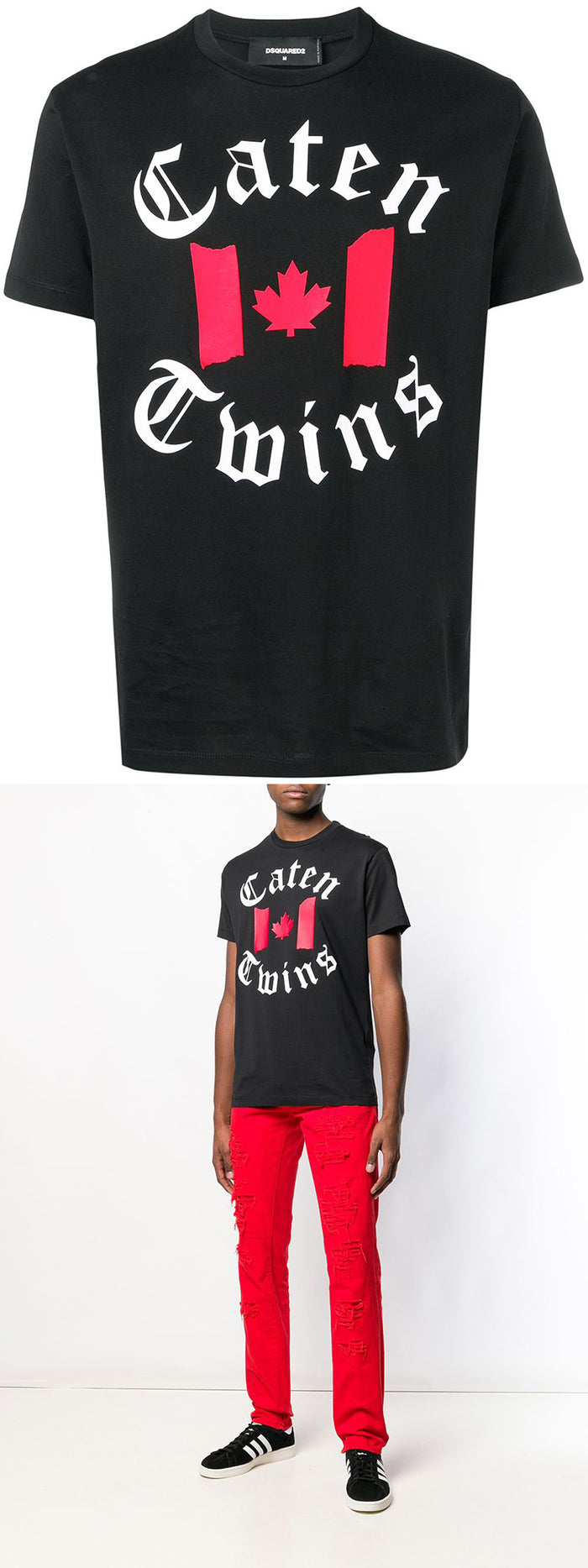 Dsquared2 Canada Logo Graphic Short Sleeve T-Shirt 0787 900