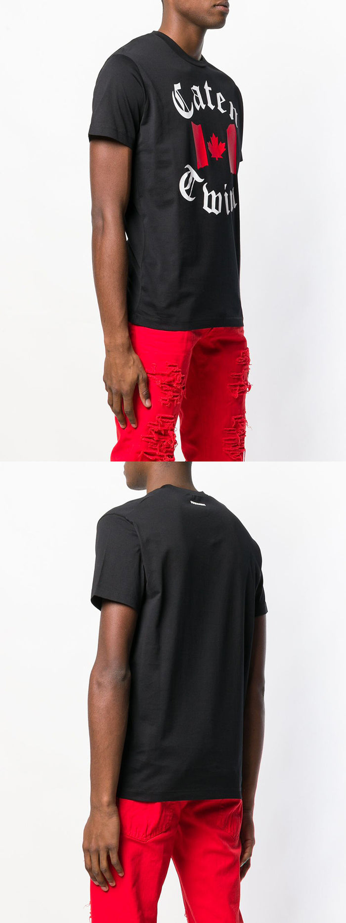 Dsquared2 Canada Logo Graphic Short Sleeve T-Shirt 0787 900