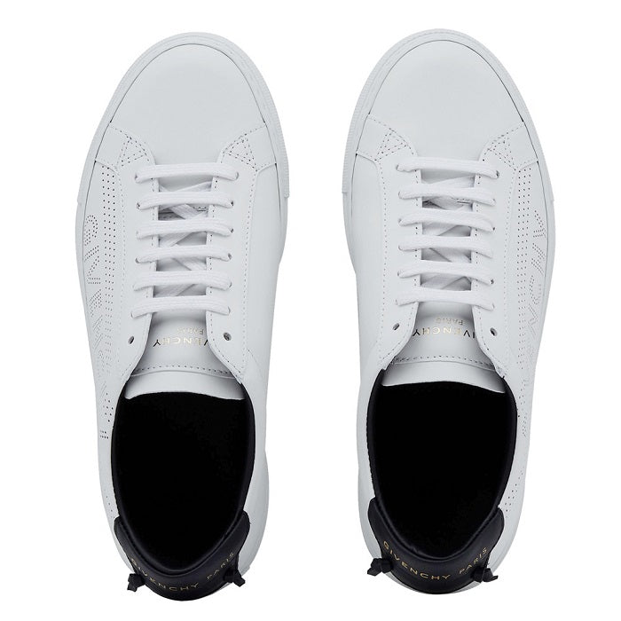 GIVENCHY Urban Street Leather Low-Top Sneakers White