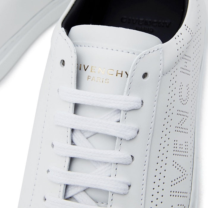 GIVENCHY Urban Street Leather Low-Top Sneakers White