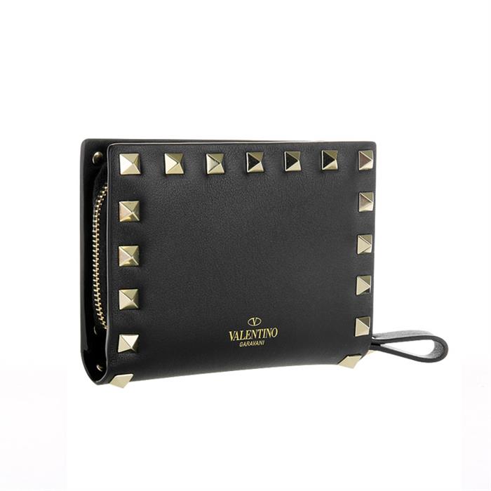 VALENTINO Rockstud Multi-Flap Wallet Women's RW2P0620 BOL 0NO