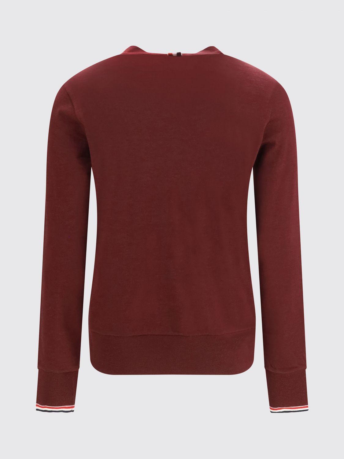 THOM BROWNE Wool Cashmere Cardigan Red Women