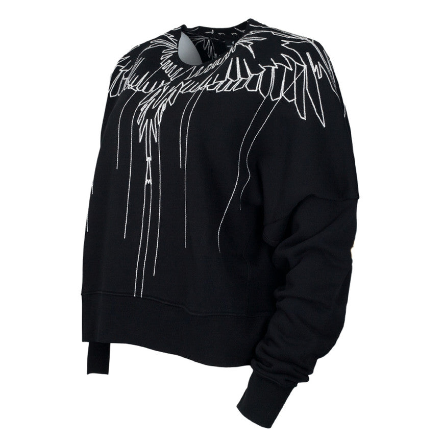 Marcelo Burlon Women's Embroidered Sweatshirt CWBA031F18506162