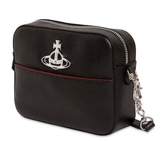 Vivienne Westwood Grain Leather Rachel Camera Shoulder Bag