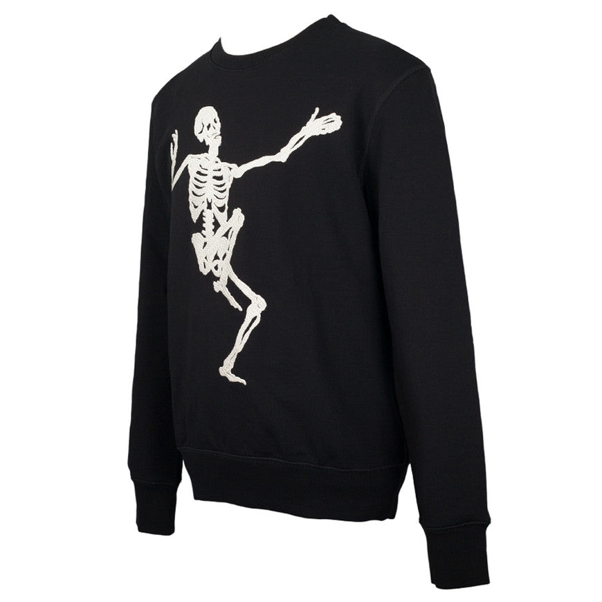 Alexander Mcqueen Men's Embroidered Crewneck Sweatshirt 487915 QKZ55