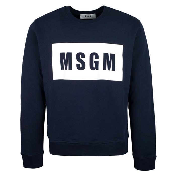 MSGM Men’s Crewneck Long Sleeve Sweatshirt 2440MM68 184298 89