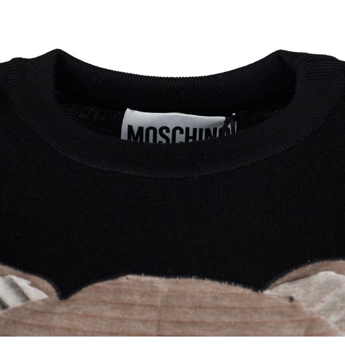 Moschino Women’s Round Neck Bear Knit Sweater A09075402