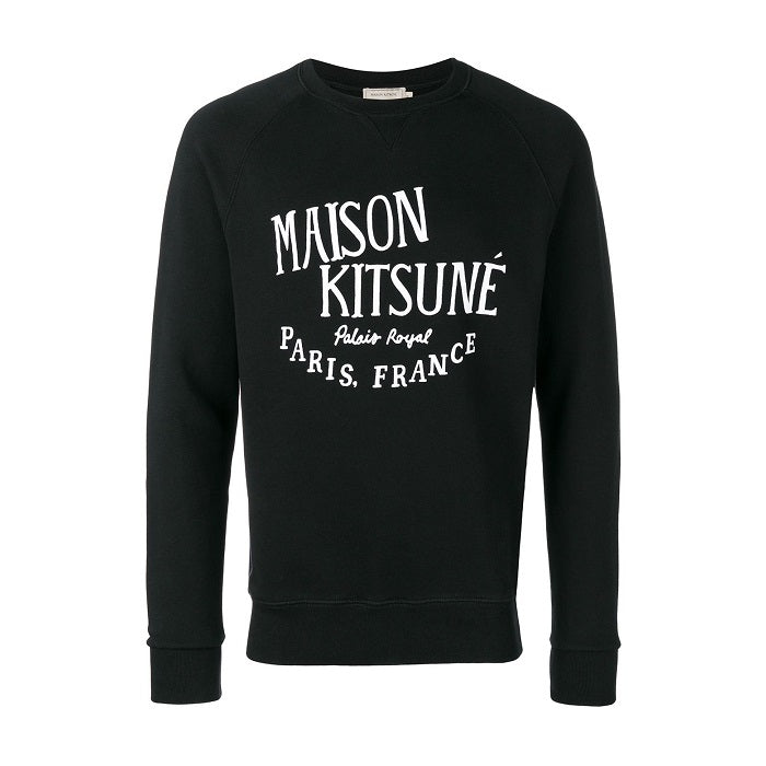 Maison Kitsune Men's Palais Royal Black Sweatshirt AM00300KM0001