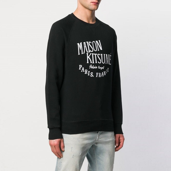 Maison Kitsune Men's Palais Royal Black Sweatshirt AM00300KM0001