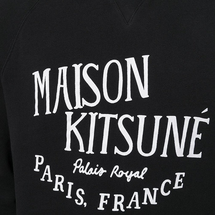 Maison Kitsune Men's Palais Royal Black Sweatshirt AM00300KM0001