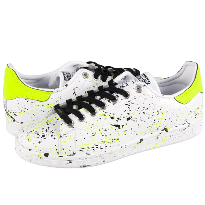 Adidas Stan Smith Neon Low-Top Sneakers for Men
