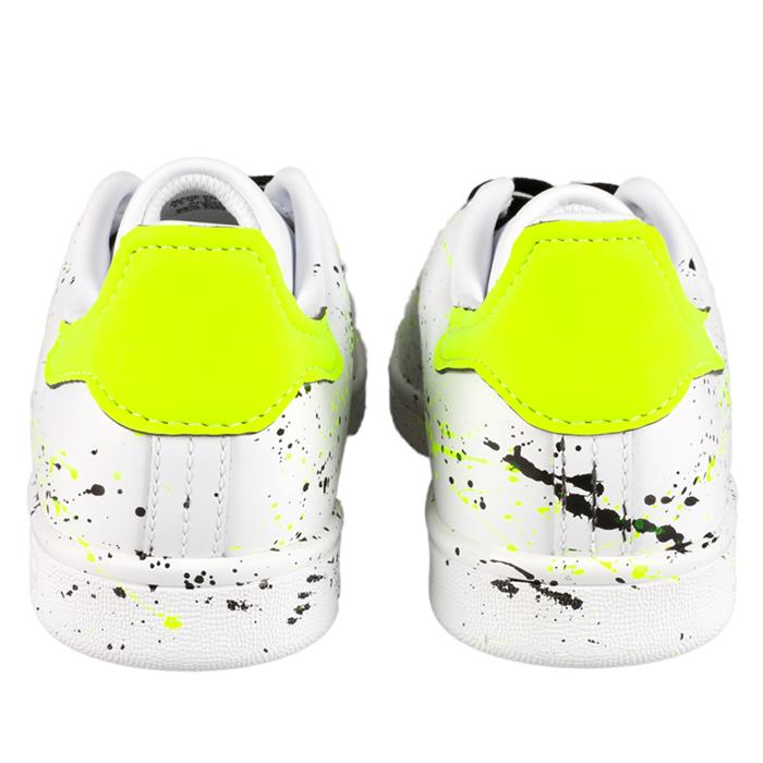 Adidas Stan Smith Neon Low-Top Sneakers for Men
