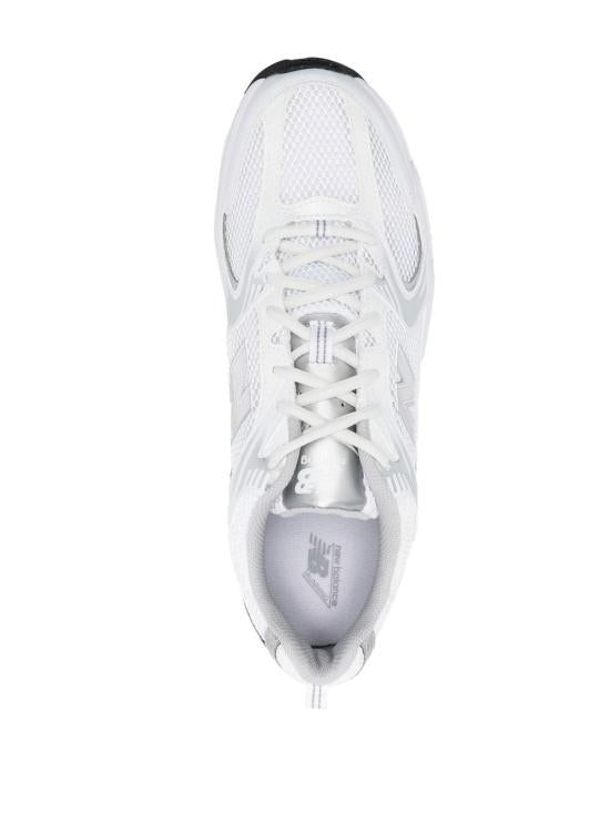 New Balance Munsell White Silver Metallic MR530 Sneakers for Men