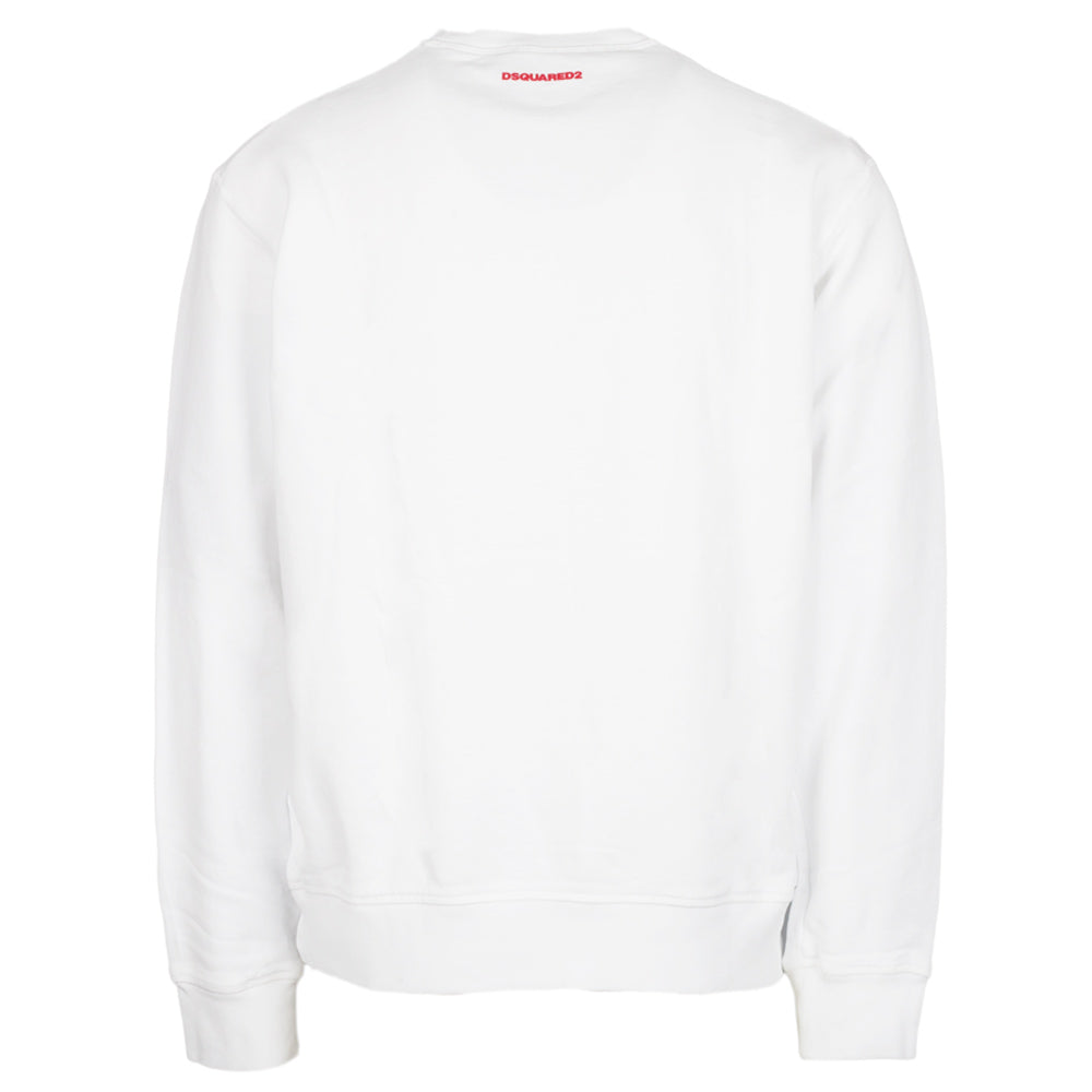Dsquared2 ICON Logo Men's Crewneck Sweatshirt White S74GU0312 S25030 100
