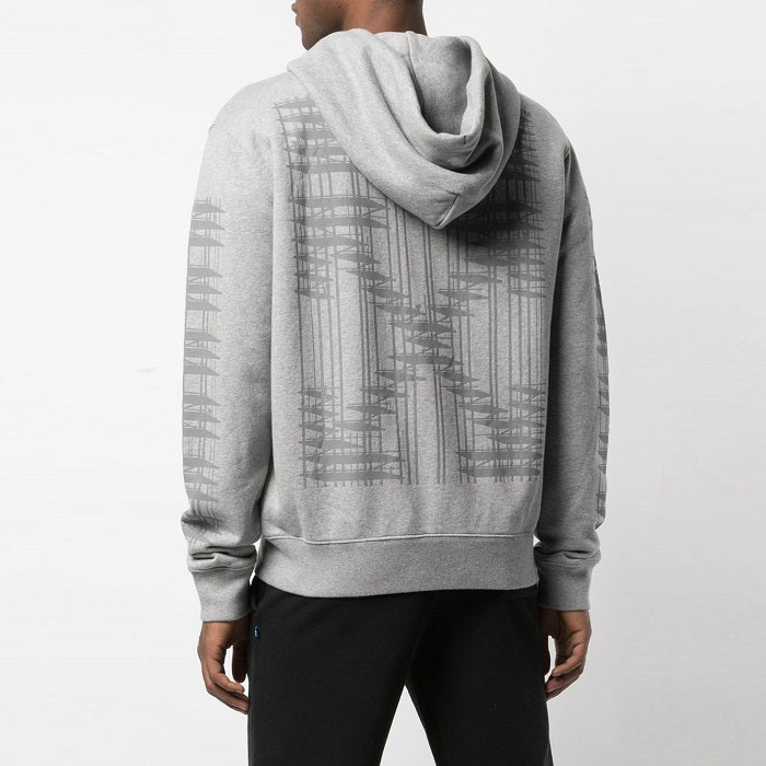 OFF WHITE Diag Industrial Slim Zip Hoodie OMBE001E19E