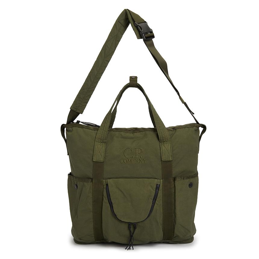 CP Company Men’s Nylon Tote Bag Green