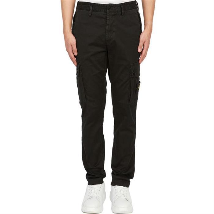 STONE ISLAND Twill Cotton Slim Fit Cargo Pants