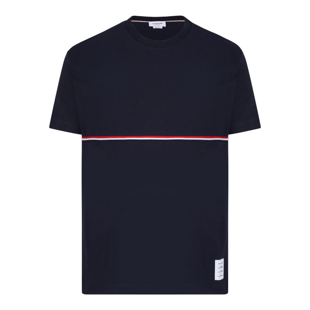 THOM BROWNE Cotton Short Sleeve T-Shirt