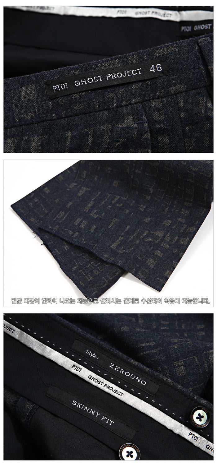 PT TORINO Adonis PT01 Wool Skinny Classic Pants for Men