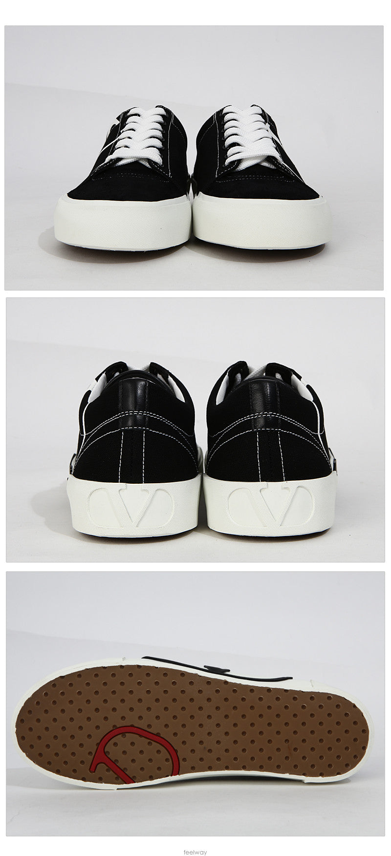 VALENTINO Adonis V Logo Men's Low Top Sneakers SY2S0C38 0NI
