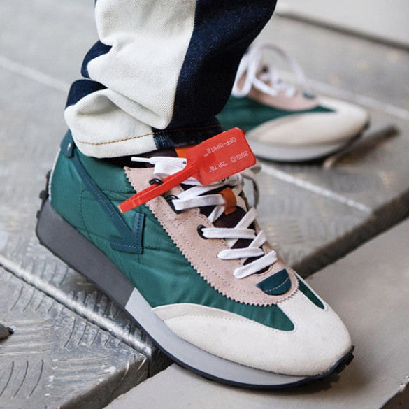 OFF WHITE Light Blue Vintage Arrow Running Low-Top Sneakers