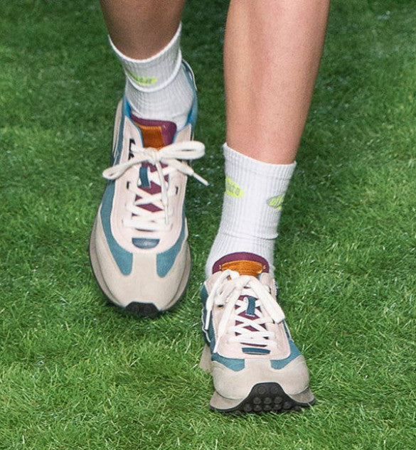 OFF WHITE Light Blue Vintage Arrow Running Low-Top Sneakers