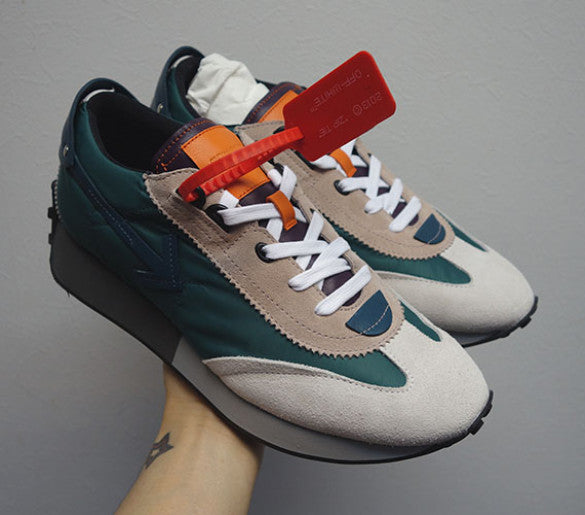 OFF WHITE Light Blue Vintage Arrow Running Low-Top Sneakers