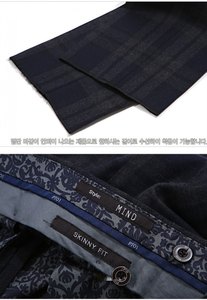 PT TORINO Adonis PT01 Wool Skinny Dress Pants
