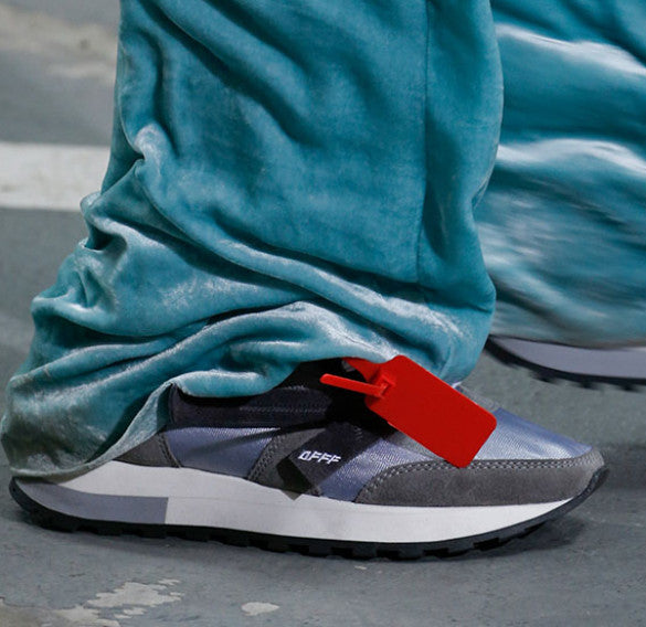 OFF WHITE Arrow Suede HG Runner Sneakers Gray