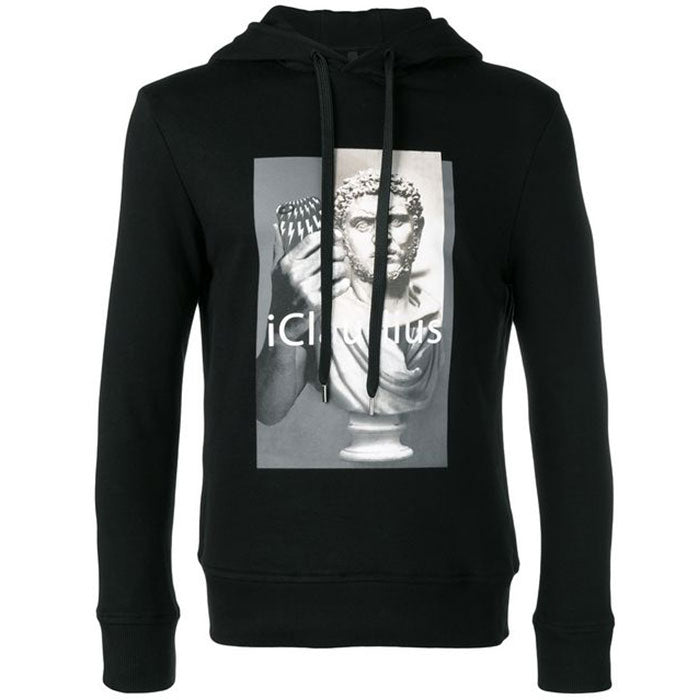 Neil Barrett Men's I Claudius Print Pullover Hoodie PBJS444D