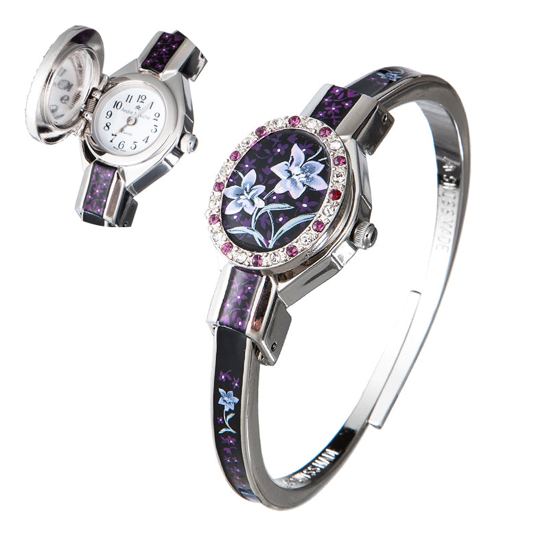 Andre Mouche Palladium Plated Women’s Metal Watch 054 04152