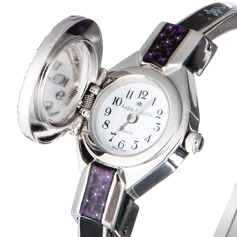 Andre Mouche Palladium Plated Women’s Metal Watch 054 04152